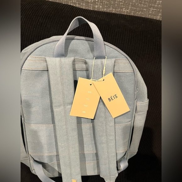 NWT Gap x BÉIS The Travel Backpack Denim Blue